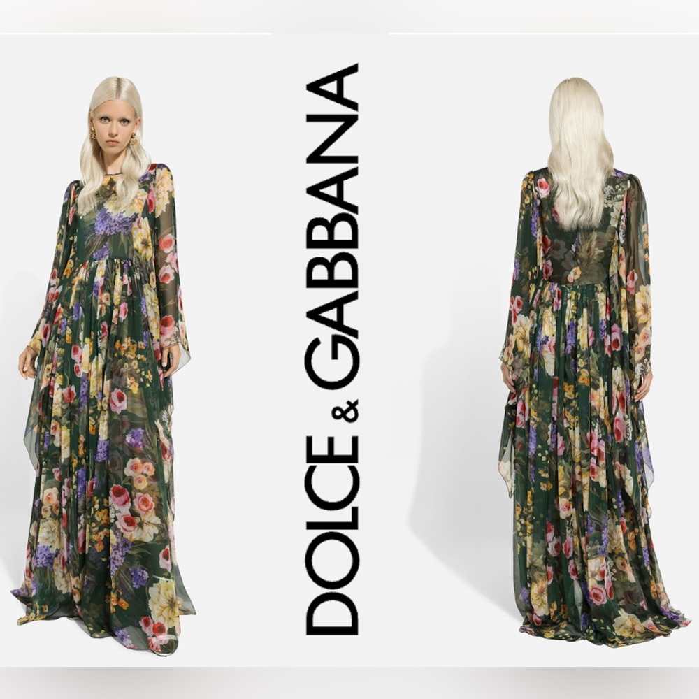 DOLCE & GABBANA silk floral dress *NWT*